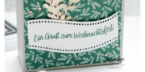 Beitragsbild des Blogbeitrags 12 Tage Weihnachten – Tag 6: ein Weihnachtshäuschen | Stampin‘ Up! 