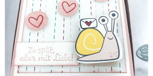 Beitragsbild des Blogbeitrags 1 Set – 5 Tage – 25 Ideen „Schneckenpost“ Tag 3: | Stampin‘ Up!