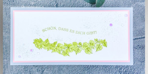 Beitragsbild des Blogbeitrags 1 Set – 5 Tage – 25 Ideen „Schön Schwungvoll“ Tag 2: Schön, dass es Dich gibt! | Stampin‘ Up! 