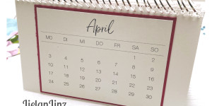 Beitragsbild des Blogbeitrags 1 Set 5 Tage 20 Ideen – Farben des Glücks: Tag 5 „Kalender“ | Stampin‘ Up!