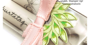 Beitragsbild des Blogbeitrags 1 Set 5 Tage 20 Ideen – Farben des Glücks: Tag 3 „bestempelte Kerzen“ | Stampin‘ Up!