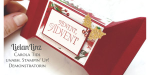 Beitragsbild des Blogbeitrags LielanLinz Live: der 1. Adventkalender to go für 2022 | Stampin‘ Up! 