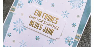 Beitragsbild des Blogbeitrags Weihnachtskarte „Frohes neues Jahr“ | Stampin‘ Up! 