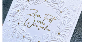 Beitragsbild des Blogbeitrags Weihnachtskarte „Zum Fest frohe Wünsche“ | Stampin‘ Up! 