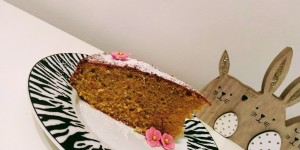 Beitragsbild des Blogbeitrags Karottenkuchen fürs Hasenkind