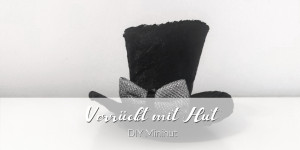 Beitragsbild des Blogbeitrags Minihut basteln 