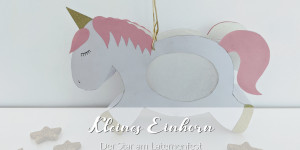 Beitragsbild des Blogbeitrags Einhornlaterne