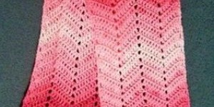 Beitragsbild des Blogbeitrags Zig-Zag Muster stricken und häkeln Video
