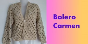 Beitragsbild des Blogbeitrags Bolero Carmen häkeln 