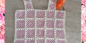 Beitragsbild des Blogbeitrags Sommertop aus Grannys häkeln