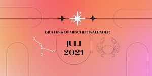 Beitragsbild des Blogbeitrags Monatlicher Kosmischer Kalender von Mervellous Social 