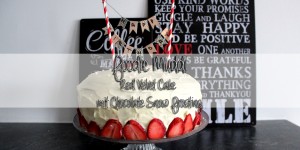 Beitragsbild des Blogbeitrags Red Velvet Cake mit Chocolate Snow Frosting