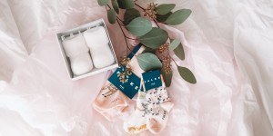 Beitragsbild des Blogbeitrags Falke | Babysöckchen für Florentina 