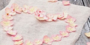 Beitragsbild des Blogbeitrags Sticken mit Hortensien DIY