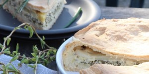 Beitragsbild des Blogbeitrags Tiella - die pikante Torte aus dem Latium