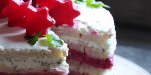 Beitragsbild des Blogbeitrags Pikante Torte & schnelle Silvester-Deko DIY