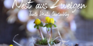 Beitragsbild des Blogbeitrags Nester aus Zweigen DIY