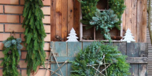 Beitragsbild des Blogbeitrags Advent, Advent ... Adventsdeko für den Garten