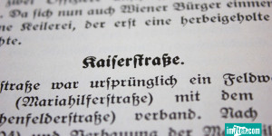 Beitragsbild des Blogbeitrags Die Kaiserstraße – Geschichtliches und Wissenswertes