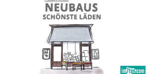 Beitragsbild des Blogbeitrags Neubaus schönste Läden – Postkartensammlung
