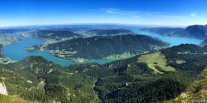 Beitragsbild des Blogbeitrags Mit der Dampflok auf den Schafberg + wunderschöne Rundwanderung