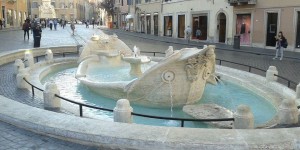 Beitragsbild des Blogbeitrags Barcaccia Brunnen