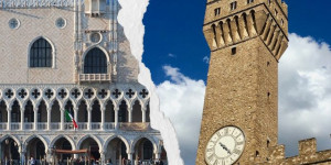 Beitragsbild des Blogbeitrags Der Palazzo Ducale in Venedig und der Palazzo della Signoria in Florenz
