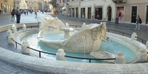 Beitragsbild des Blogbeitrags Barcaccia Brunnen 