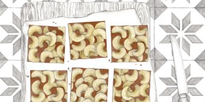 Beitragsbild des Blogbeitrags Cashew Karamell Shortbread