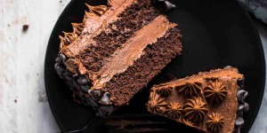 Beitragsbild des Blogbeitrags Soft and moist Triple Chocolate Cake 