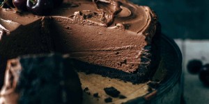 Beitragsbild des Blogbeitrags No-Bake Chocolate Cheesecake Recipe