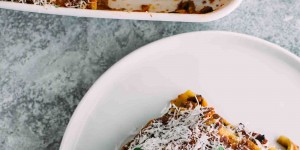 Beitragsbild des Blogbeitrags Skinny Eggplant Lasagna