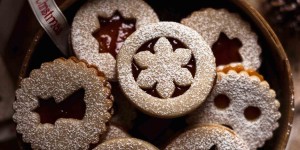 Beitragsbild des Blogbeitrags The softest and best Linzer Cookies 