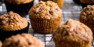 Beitragsbild des Blogbeitrags Carrot Cake Muffins
