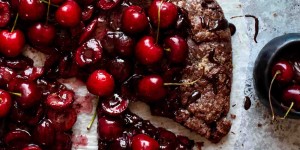 Beitragsbild des Blogbeitrags Chocolate Cherry Galette
