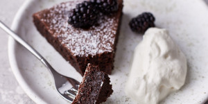 Beitragsbild des Blogbeitrags Flourless Chocolate Cake 