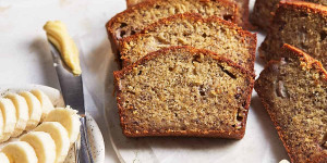 Beitragsbild des Blogbeitrags Air Fryer Banana Bread 