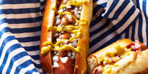Beitragsbild des Blogbeitrags How to Cook Hot Dogs in the Air Fryer - with Video