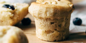 Beitragsbild des Blogbeitrags White Chocolate Muffins