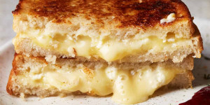 Beitragsbild des Blogbeitrags Gourmet Grilled Cheese Sandwich -  With Brie and Cheddar (Fancy) 