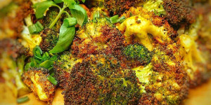 Beitragsbild des Blogbeitrags Air Fryer Broccoli Recipe