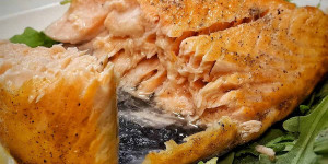 Beitragsbild des Blogbeitrags Air Fryer Salmon Fillet Recipe