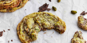 Beitragsbild des Blogbeitrags Pistachio Chocolate Cookies 