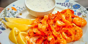 Beitragsbild des Blogbeitrags Air Fryer Shrimp Recipe 