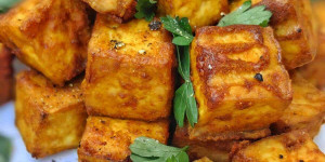 Beitragsbild des Blogbeitrags Air Fryer Tofu Recipe