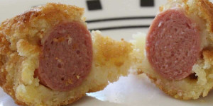 Beitragsbild des Blogbeitrags How to Cook Mini Corn Dogs in Air Fryer 