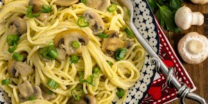 Beitragsbild des Blogbeitrags Pasta Funghi-nara