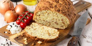 Beitragsbild des Blogbeitrags Schnelles Zwiebelbrot