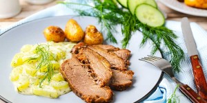 Beitragsbild des Blogbeitrags Gurkensauce - Aus den Tiefen von Großmutters Rezeptbüchl