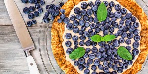 Beitragsbild des Blogbeitrags Eine Heidelbeer Blätterteigpizza ist im Handumdrehen gemacht